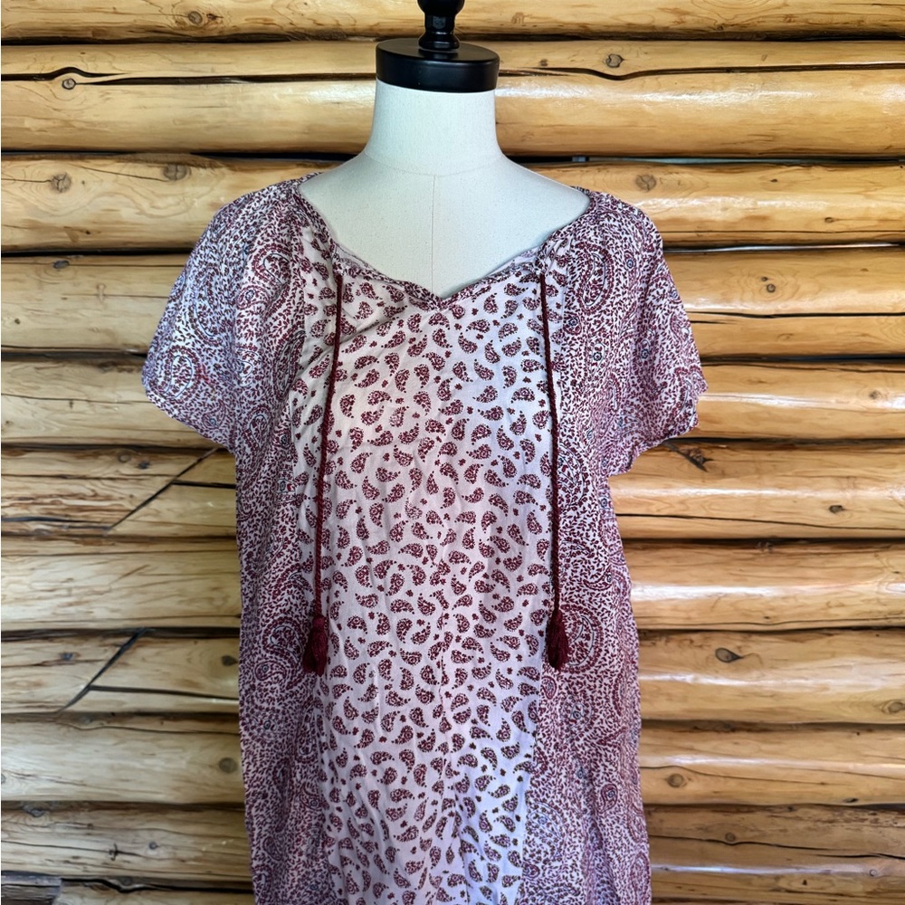 Ruff hewn tunic bohemian style